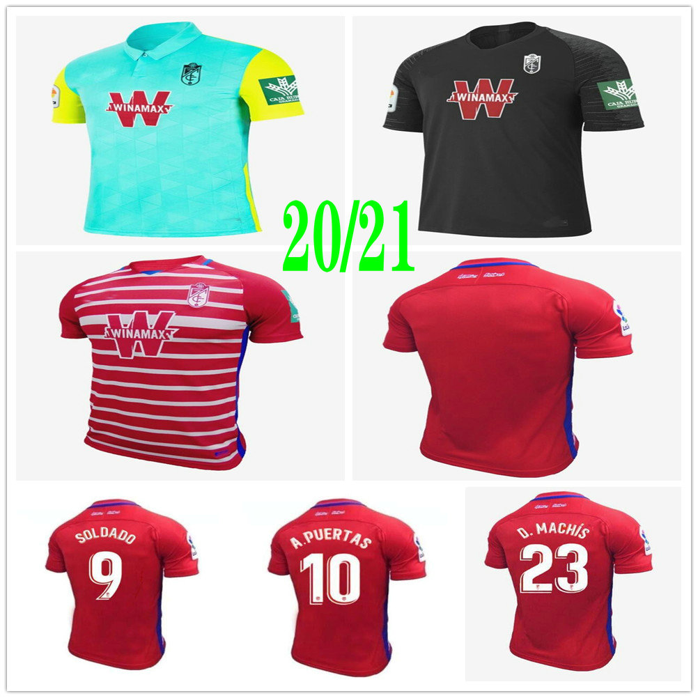 

Man +Kids 2020 2021 Granada soccer jerseys 20 21 Granada CF home away third SOLDADO Herrera Antonio Puertas custom football shirts uniforms, Black men size s-xxl
