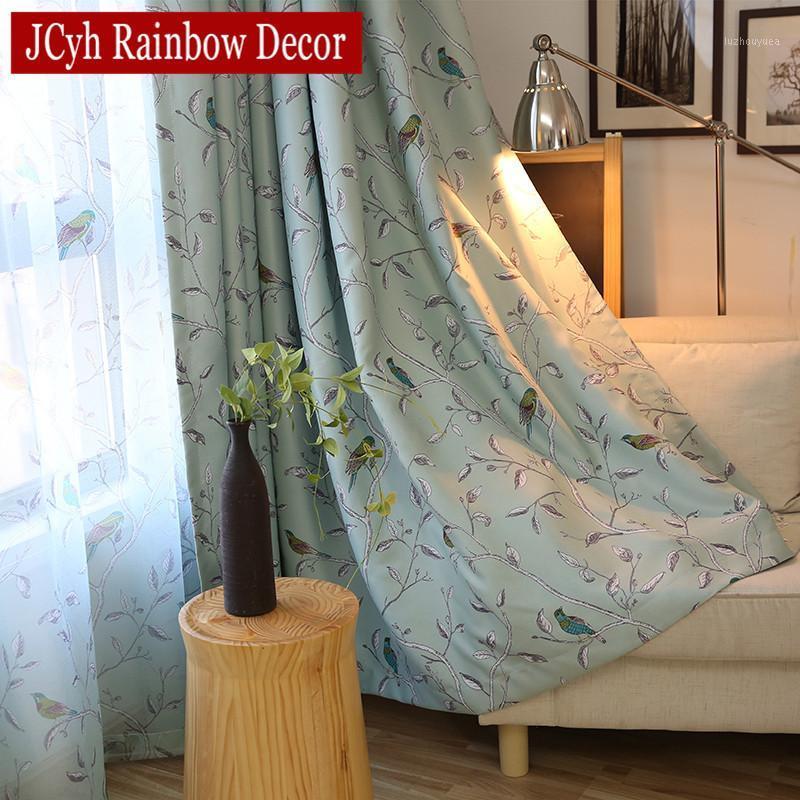 

Bird Blackout Curtains For Bedroom Blinds Rolling Windows Curtains For Kitchen Living Room Fabric Cortinas Jalousie1, Color 2