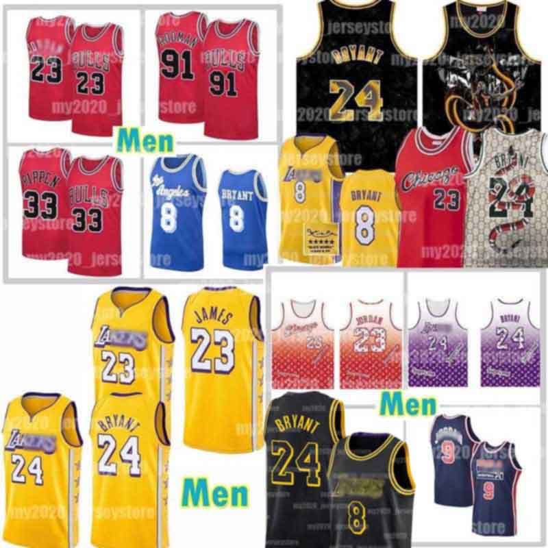 

24 8 33 LeBron 23 6 James BRYANT Jersey Los Angeles Lakers Jerseys Michael Chicago 91 Dennis Rodman Bull Lower Merion Scottie Pippen, Blue;black
