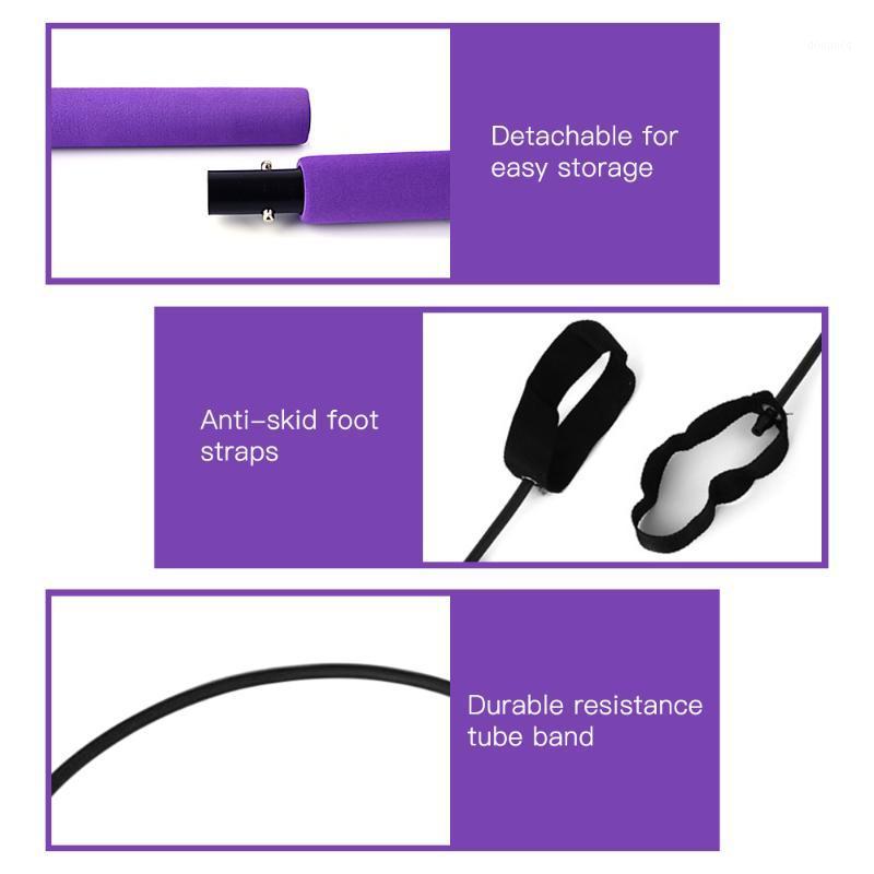 

Portable Bar Kit Muscle Resistance Bands Bandas Elasticas Fitness Jump Rope Home Fitness Body Workout Set Gym Equipment For Home1, Brown