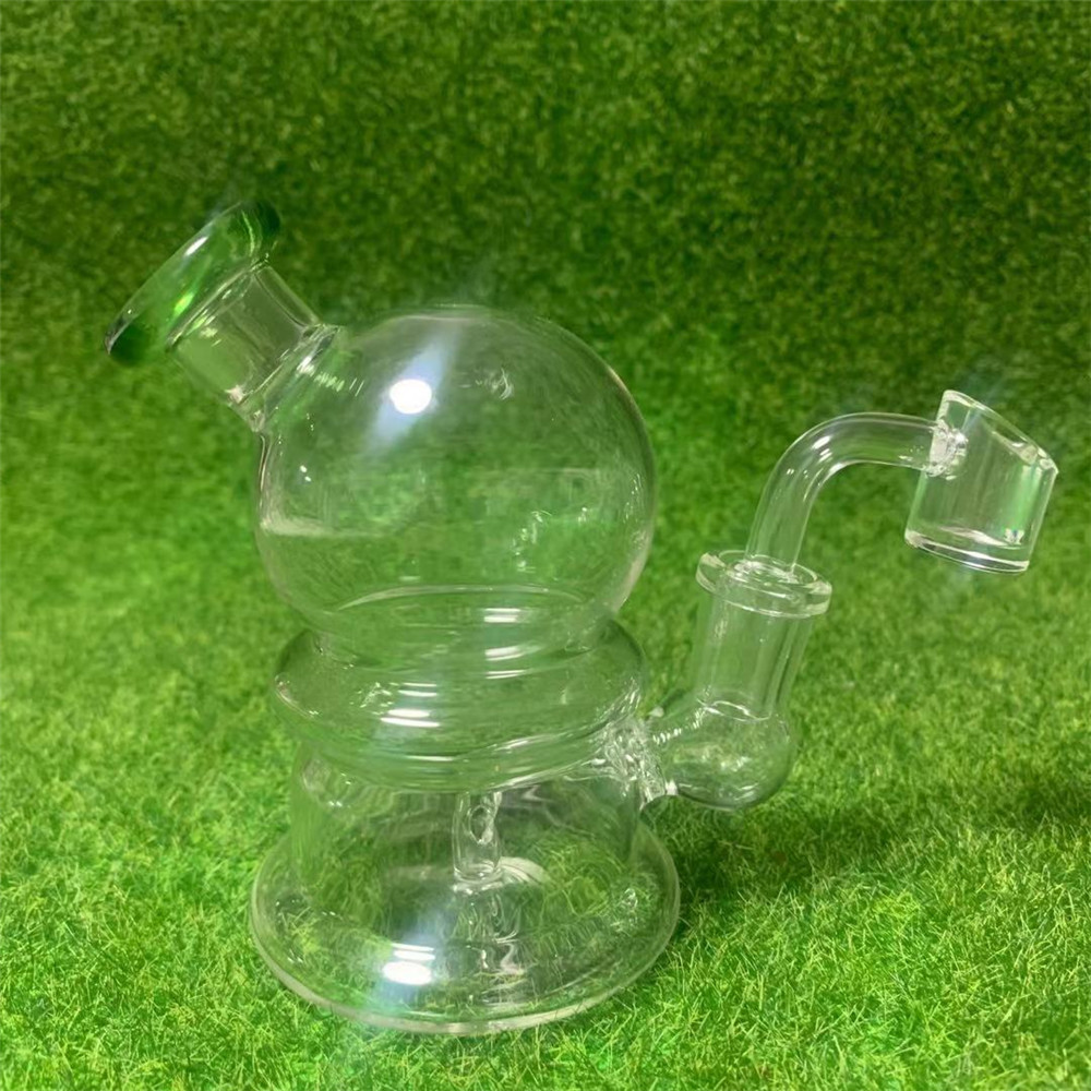 

Mini Dab Rigs for Wax Oil Rig Glass Bong Water Pipe with Quartz Banger 14mm Wholesale Dab Rig