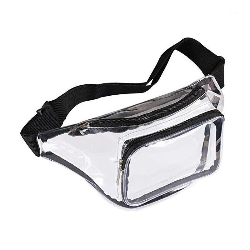 

Belvah PVC Luxe Waterproof Transparent Belt Bag Diagonal Women Bags Phone Minimalist Cosmetics Waist Pack Sport Travel Organizer1, Sky blue