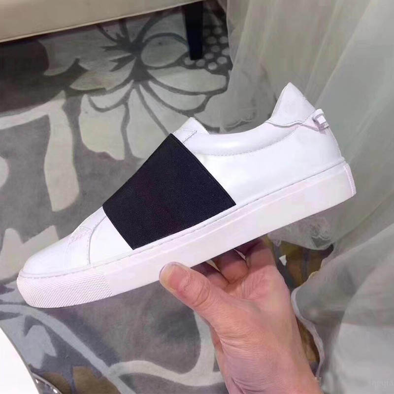 

White Casual shoes women Travel 100% leather lace-up sneaker fashion lady designer Running Trainers Letters woman shoe Flat Printed Men gym, Black
