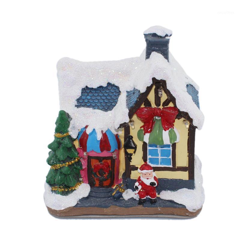 

Verry Christmas Village Houses RGB LED Lighted Sculpture XMAS Holiday Collection1