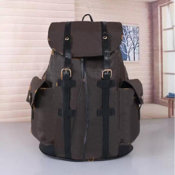 

Christopher Mens Designer Backpack Wallet Eclipse Reverse Large Capacity Trend Briefcase Handbags Travel Bag Canvas Leather Business Totes