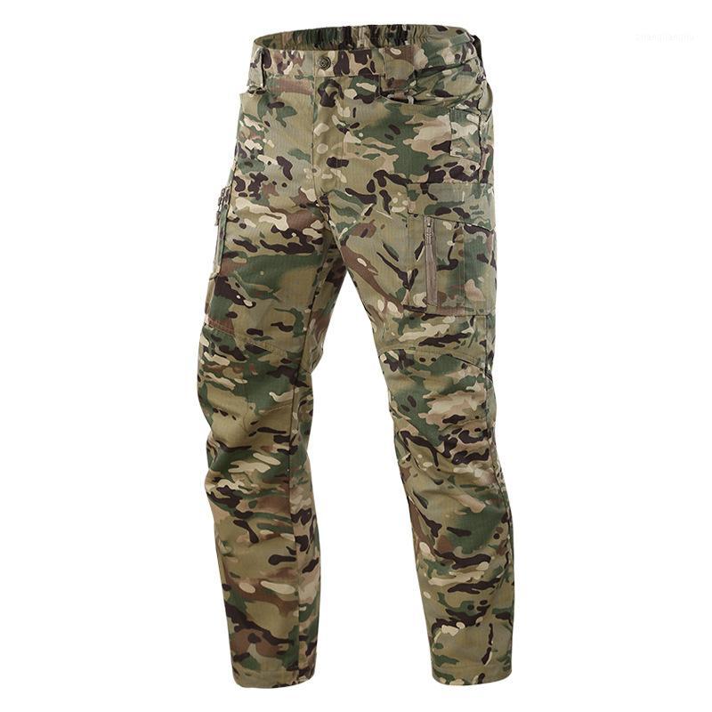 

Outdoor IX9 Sharkskin Camouflage Tactical Pants Men Waterproof SWAT Army Fishing Hiking Hunting Trousers1, Gray