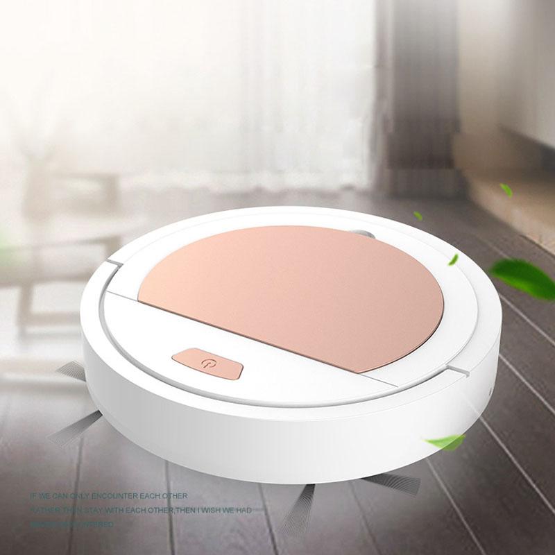 

3 In 1 USB Rechargeable Robot Vacuum Cleaner 1800Pa Strong Suction Smart Sweeper Robot Cleaning Tools For Home Appliance