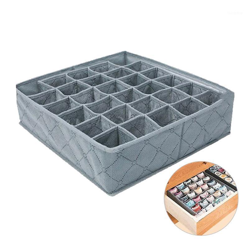 

Wholesale Price 30 Cell Bamboo Charcoal Underwear Ties Socks Drawer Organizer Storage Box Fit For Collection 2020 New Arrival #51