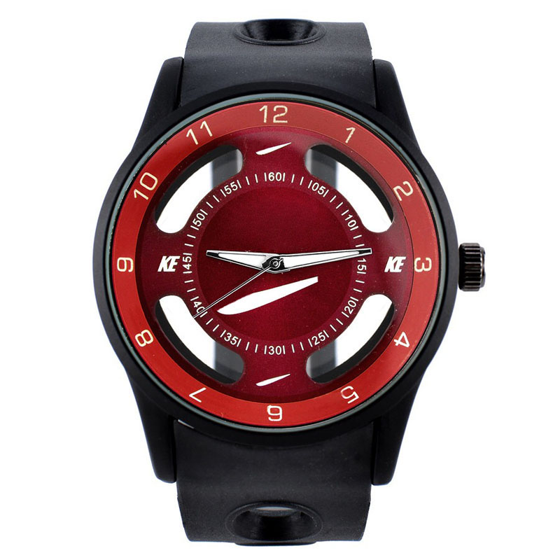

Fashion Sports Mens Watches Classic Style Clocks High Quality Rubber Strap Wristwatches For Man 6 Colors Available