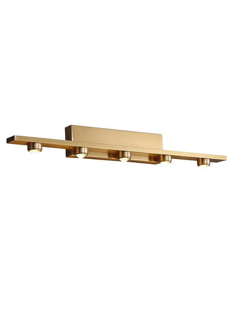 

Full copper LED wall lamps bedroom bedside bathroom living room wash wall sconces lights indoor window modern luxury de fixtures