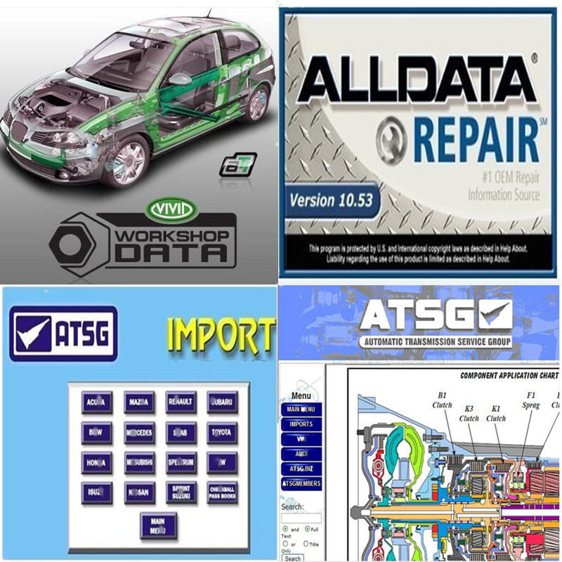 

2020 hot All Data Auto Repair Soft-ware Alldata 10.53 for cars and trucks in 750gb HDD Tech Support via Teamviewer