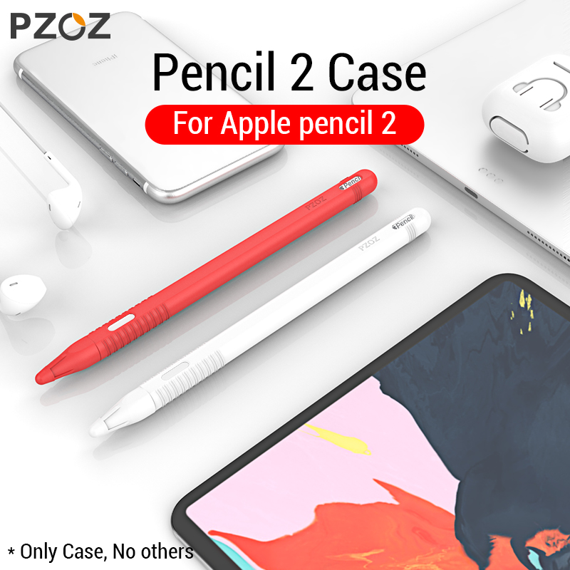 

For Apple Pencil 2 Case iPad Pro 2018 Pencil case Tablet Touch Stylus Pen Protective Cover Pouch Portable soft Silicon Case
