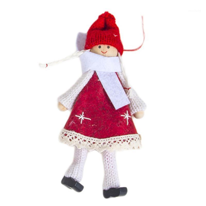 

Christmas Pendant Drop Knitted Felt Long Legs Hanging Doll Christmas Tree Ornaments Holiday Decorations1