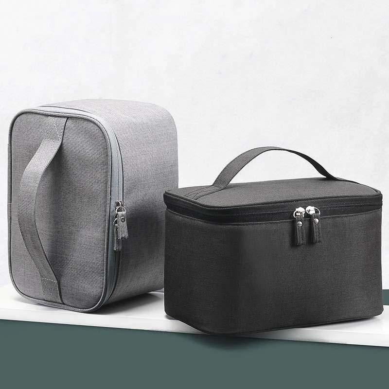 

1 Pc Large Cosmetic Bag for Men Travel Oxford Waterproof Makeup Bag Organizer Case Make Up Wash Toiletry Neceser1, Black