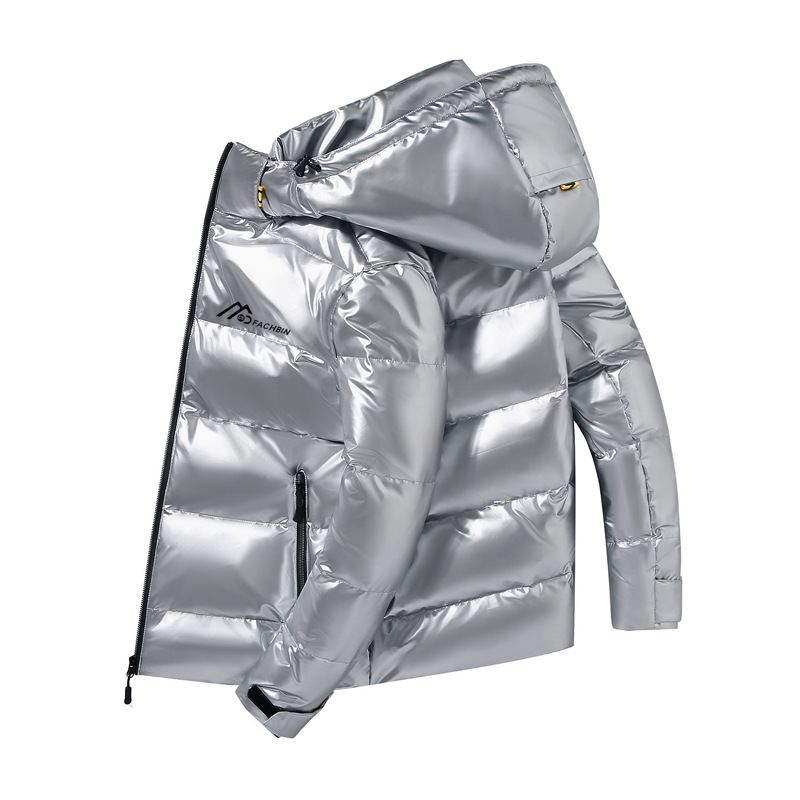 

men's white down coat down parkas winter warm parkas black sliver red solid color with bright outside popular men women coat