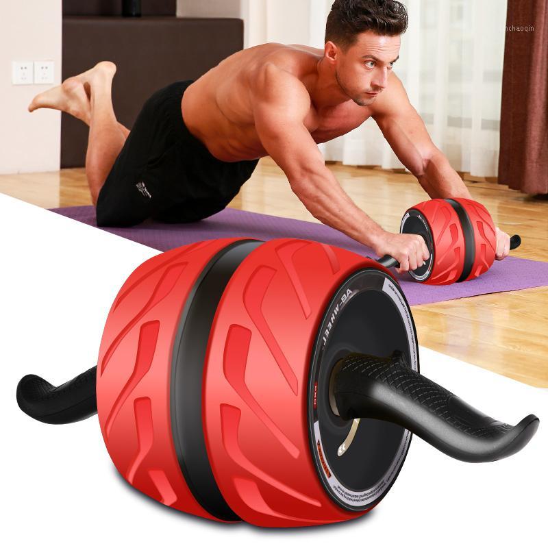 

Abdominal muscle workout roller mute roller arm abdomen shaping home gym training unisex fitness fitness equipment1, White