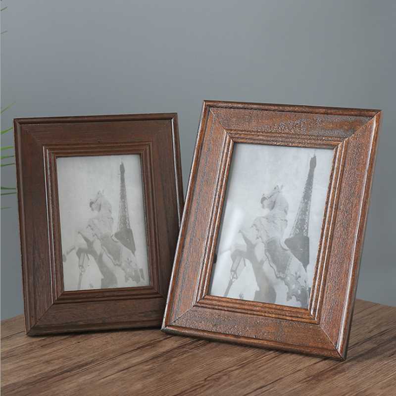 

European style retro photo frame creative studio set-up desktop photo frame home decoration