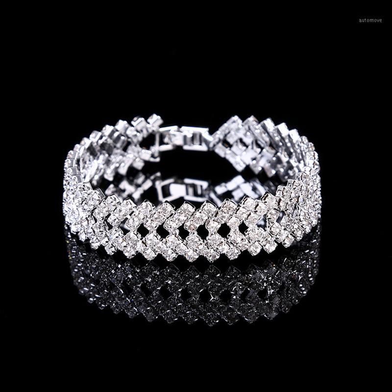 

Fashion bride wedding Wide Charming rhinestone Bracelet Princess Wedding Jewelry Crystal jewelry Shiny MY6931