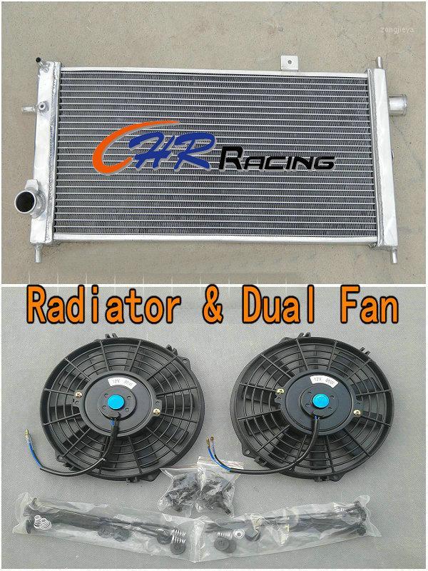 

42mm Aluminum Radiator + 2 Fan For Vauxhall Nova GTE GSi 2.0 16v Turbo1