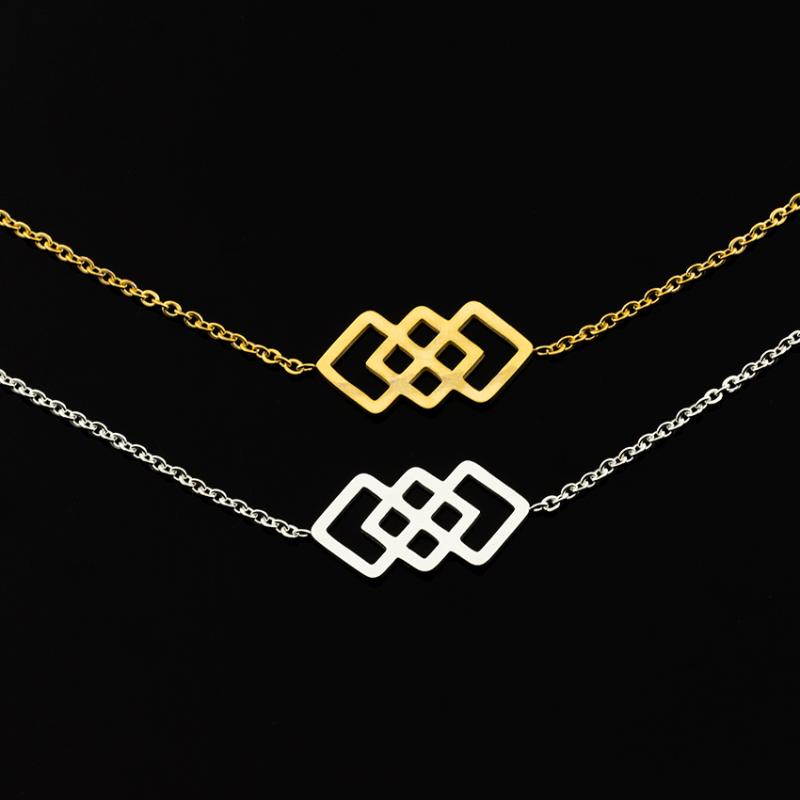 

10pcs Gold Color Geometric Stainless Steel Bracelet Minimalist Femme Jewelry Vintage Bridesmaid Hen Party Accessories