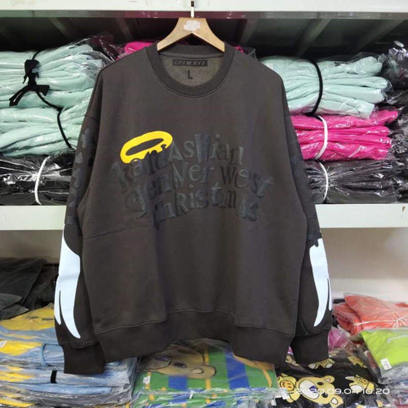 

2021 New 3d Foam Sweatshirts Men Women Best Quality Cpfm.xyz Pullover Kanye West Christmas Hoodie 3kh1