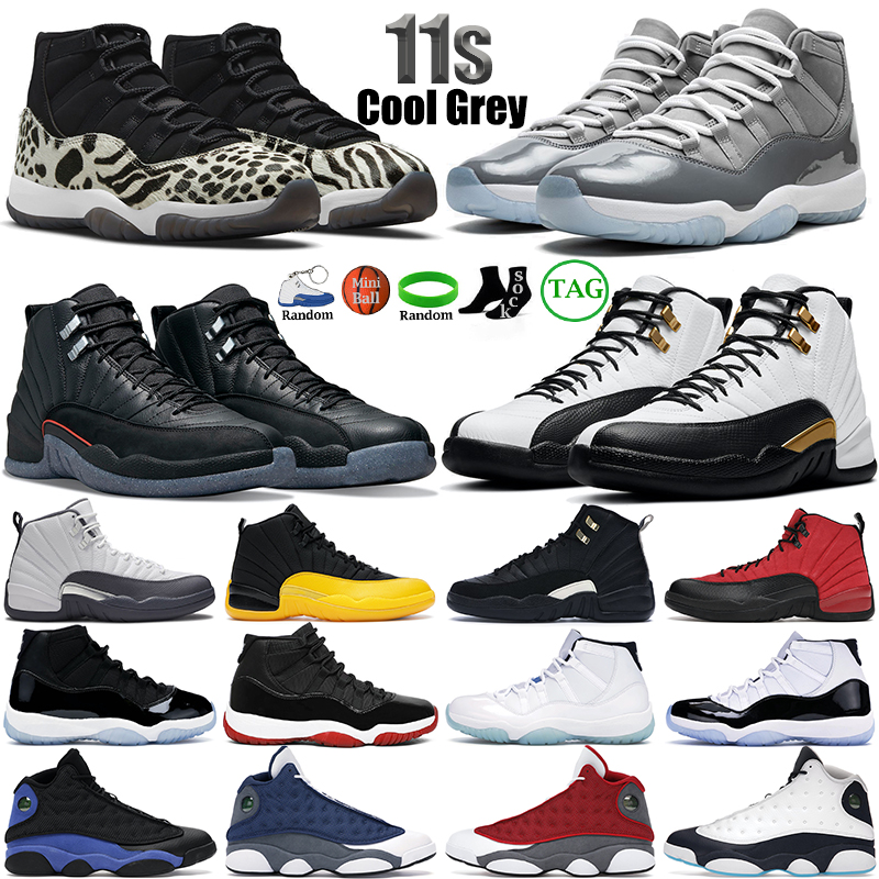 

Mens Basketball Shoes 11s Animal Instinct Cool Grey 13s Court Purple Flint Bred Black Cat Hyper Royal 12s Royalty Taxi Utility Grind Legend Blue Men Sports Sneakers, #13