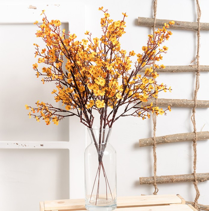 

Imitation flower single babysbreath artificial flower silk flower home living room kitchen ornament Decorative Flowers no vase, As pic