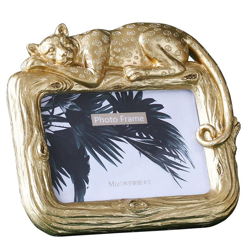 

Creative Resin Photo Frame Cute Animal Miniature Model Ornament Living Room Decoration Accessories Picture Frame Home Furnishing