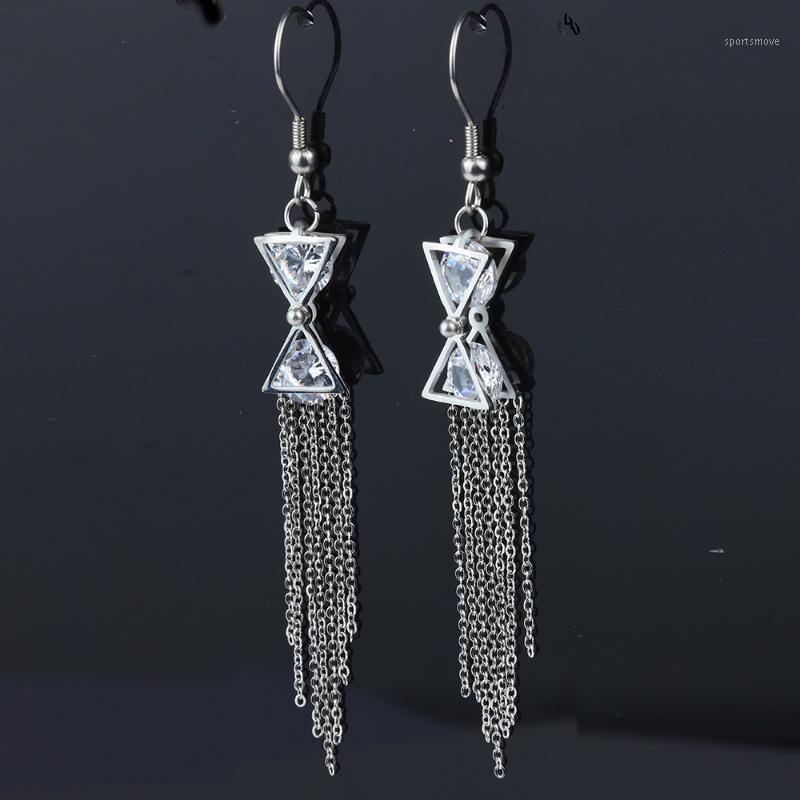 

OUFEI Crystal Earrings Fashion Jewelry Tassel Earrings For Women Jewelry Accessories Drop With Stones Long Brincos1