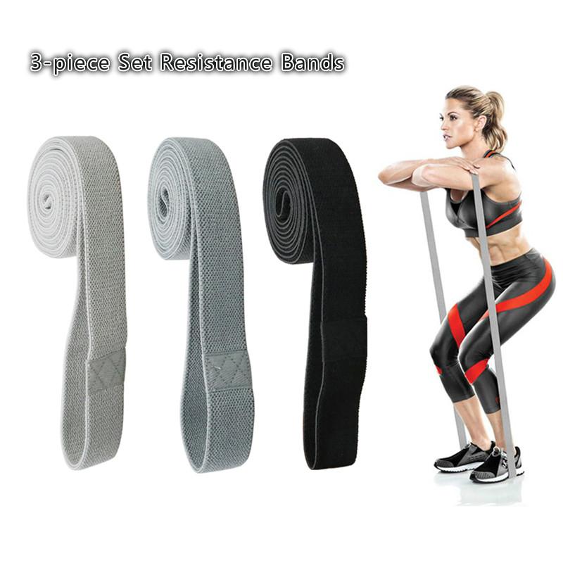 

3-Piece set Fitness Long Fabric Resistance Bands Workout Fabric Exercise Elastic Booty Bands For Pull Up Woman Assist workout