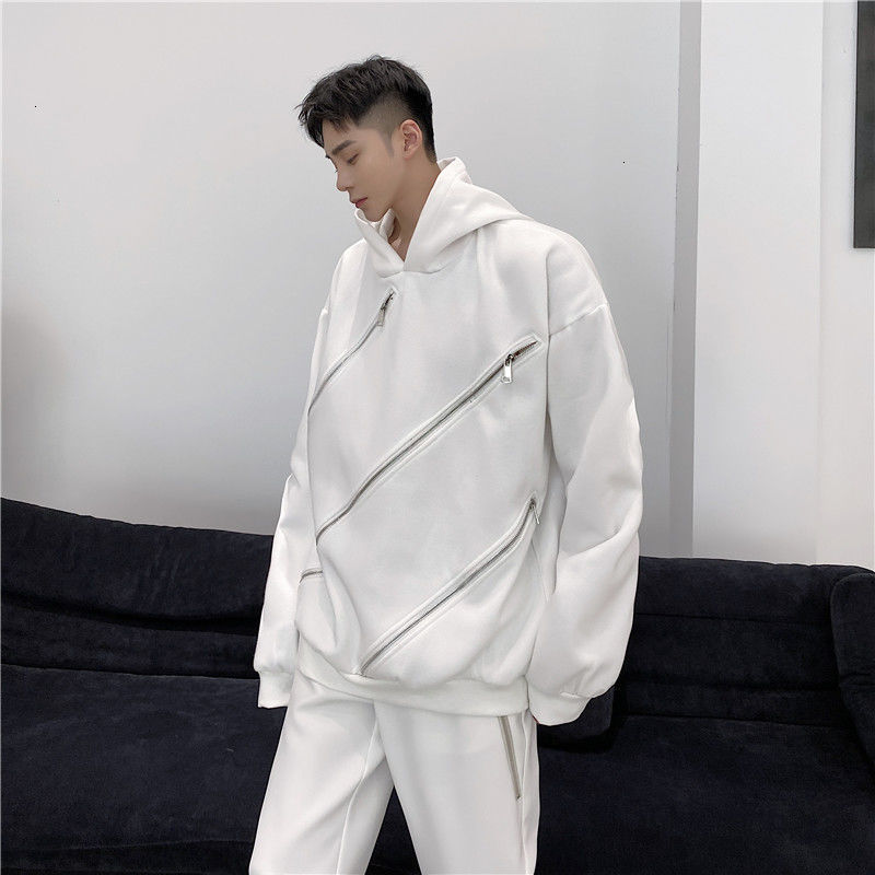 

New Men's Hooded Fashion Hoodies 2021 Man Hip Hop Streetwear Black Sweatshirts Casual Oversize Male Clothing Pullover Ly3z