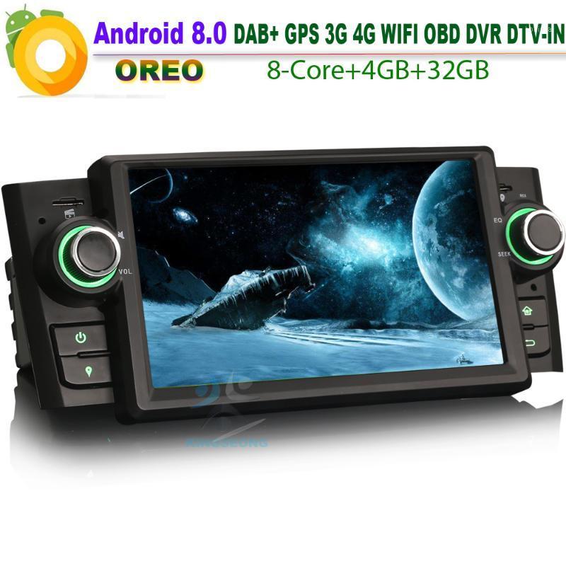 

Octa Core Android 8.0 DAB+ Autoradio Bluetooth WiFi 4G BT SD Car Radio Player RDS DTV-IN GPS NAVI Canbus OBD For Linea1 Audio