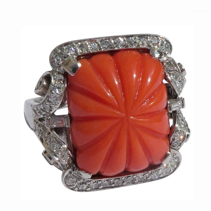 

Classic Men Stone Ring Fashion Men Engagement Ring Weddings Bands Jewelry for Male Party Anniversary Gift1