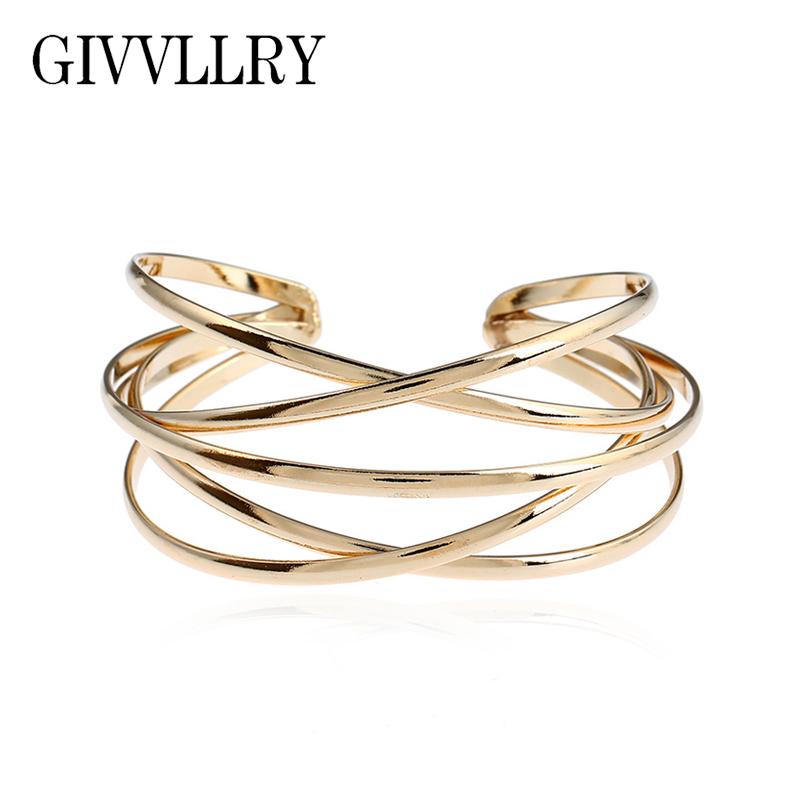 

Free Shipping Creative Hollow Metal Wide Cuff Bangles For Women Bangle Jewelry