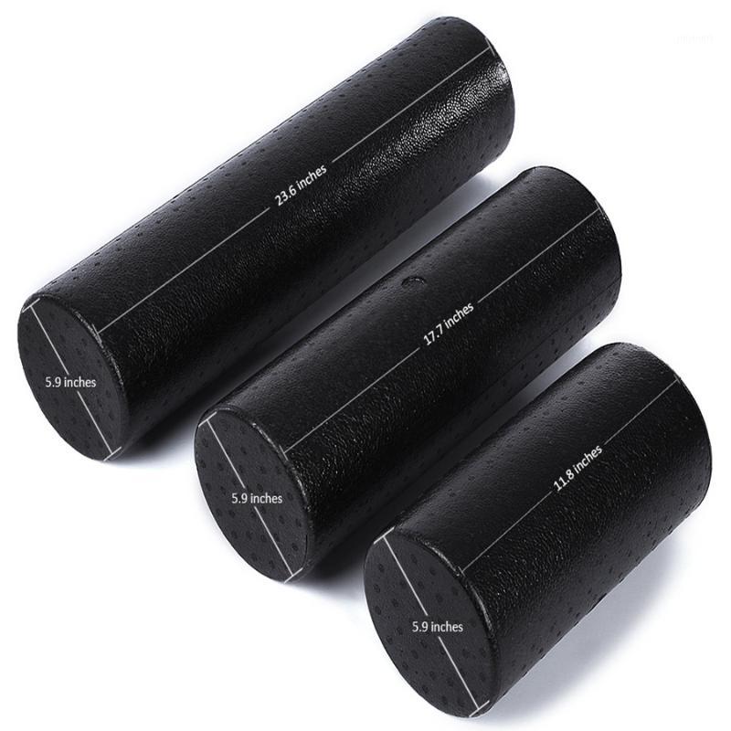 

Wholesale-EPP 30cm 45cm 60cm Yoga Gym Exercises Fitness Massage Equipment Foam Roller for Muscle Relaxation and Physical Therapy Black1, Black