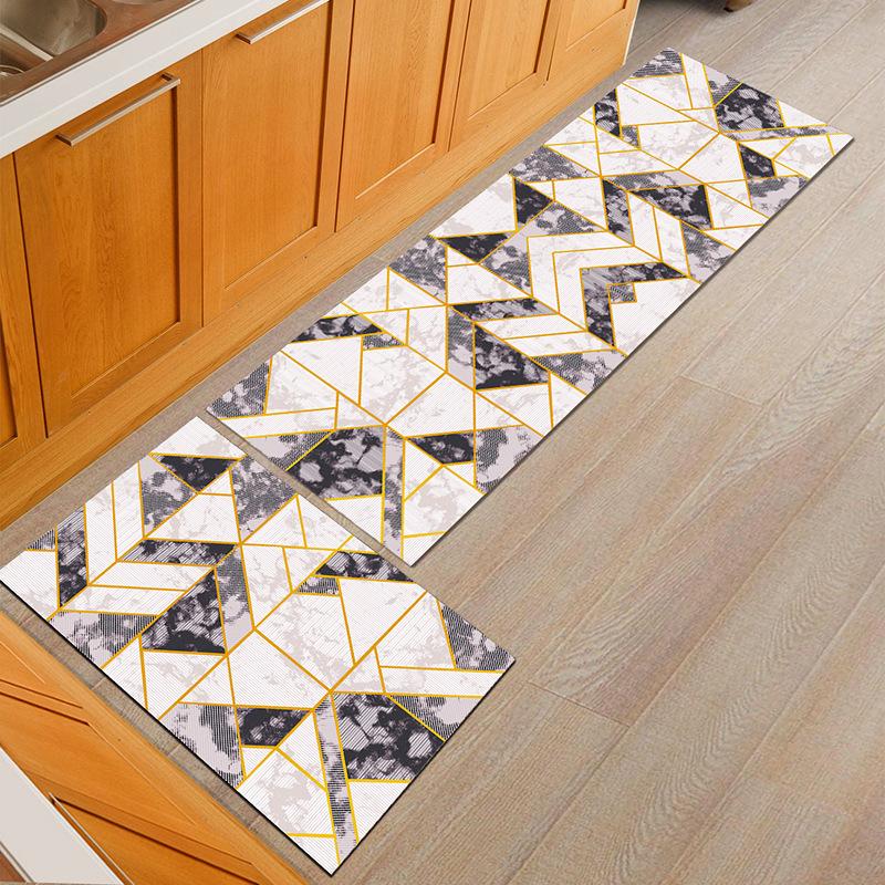 

Drop shipping Kitchen Mat Bath Carpet Entrance Doormat Anti-slip Tapete Absorbent Rugs for Bedroom Prayer Pad, 16