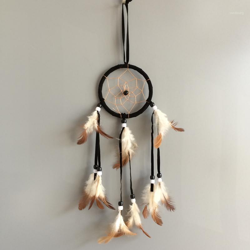 

New arrival feather dream catcher car home decor hanging 6 colors option free shipping1