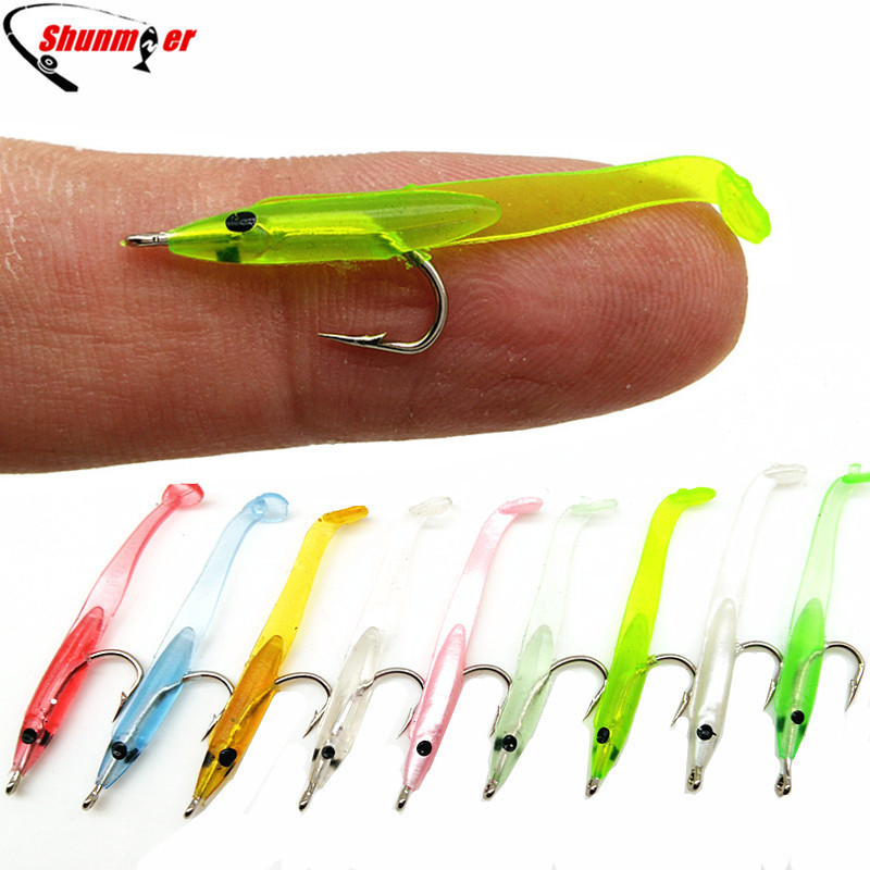 

SUNMILE 120pcs 0.3g 35mm Eel Soft Baits Pesca Fishing Lure Peche Tackle Wobblers Fish Lures Carp Leurre Souple Isca Artificial Y200829
