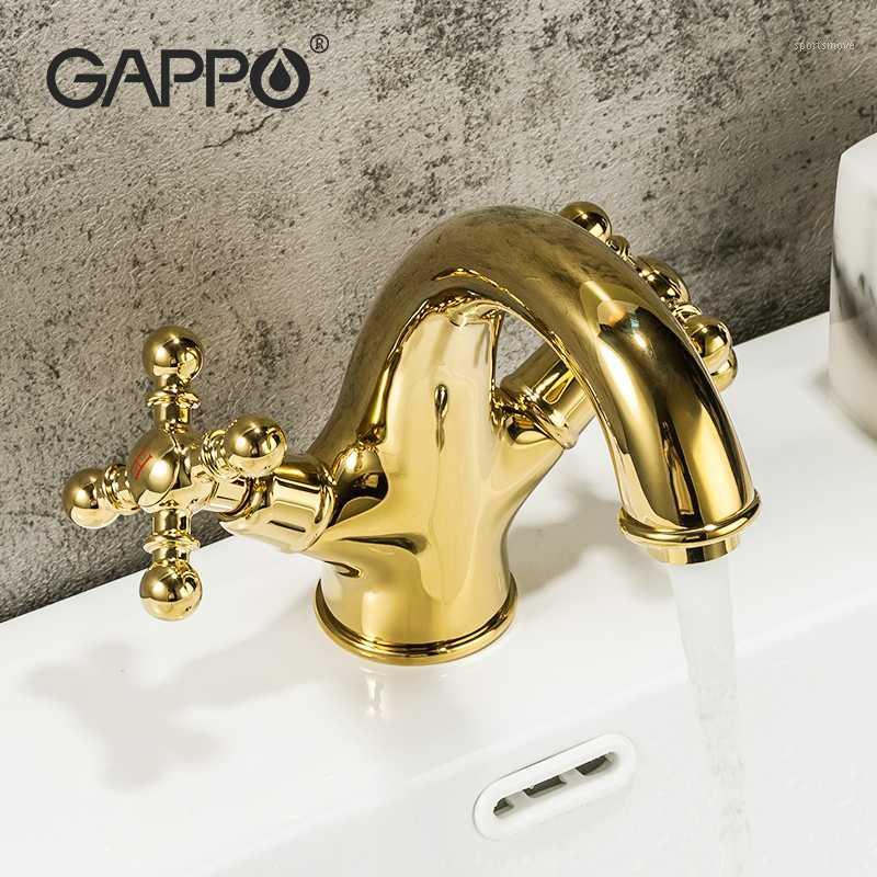 

GAPPO Gold Basin Faucet Retro bathroom basin mixer water tap waterfall faucet tap mixer Hot Cold Water torneira G1089-61