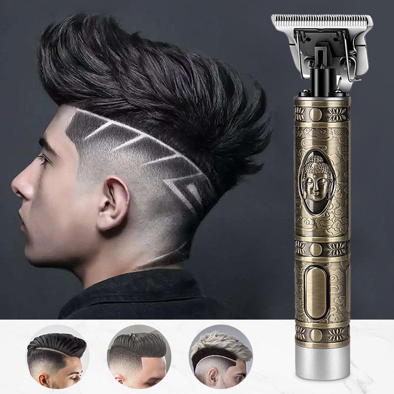 

Kemei Balding Electric Hair Clipper 0mm Carving Trimmer Buddha Head Style Male T-blade Cordless Battery Hair Cutting Machine