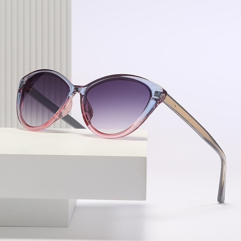 

2021 New Arrivals Trendy Sunglass Men Woman Oversize Cat Eye Triangle Frame Brand Design Vintage Retro Gradient Outdoor Glasses