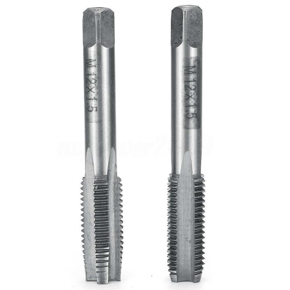 

2Pcs M12-M20 1.5mm Pitch HSS Right Hand Screw Straight Fine Thread Tap Metric
