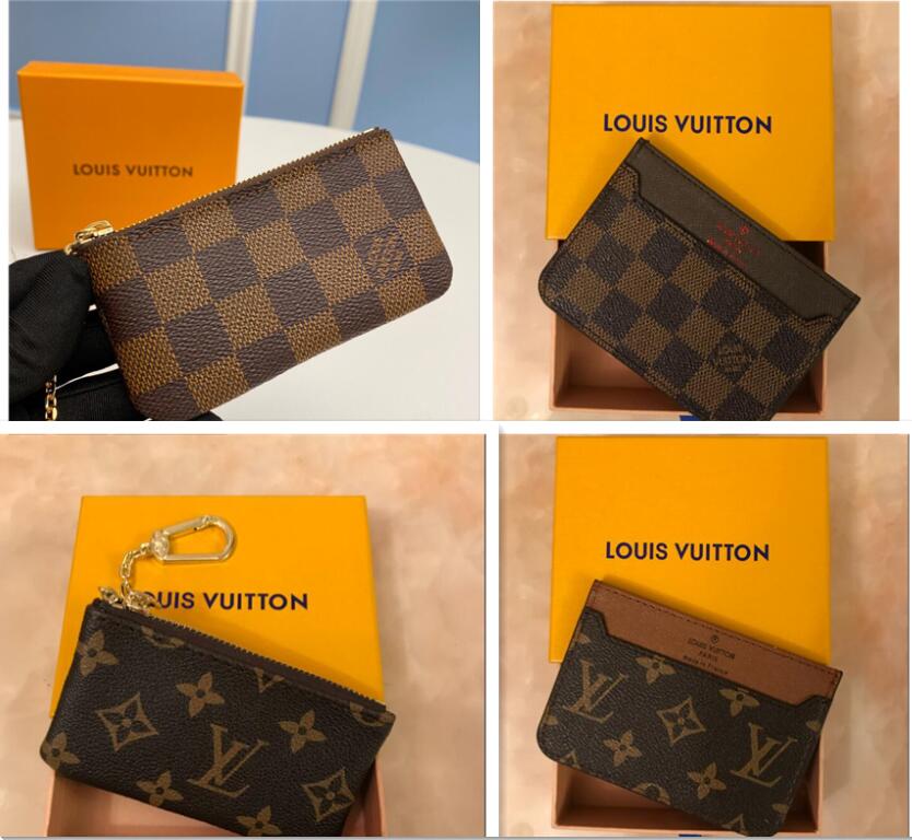 

Louis Vuitton n62658 coffee elegant and practical small leather bag five color size: 12 * 7* 1 cm, Old flower