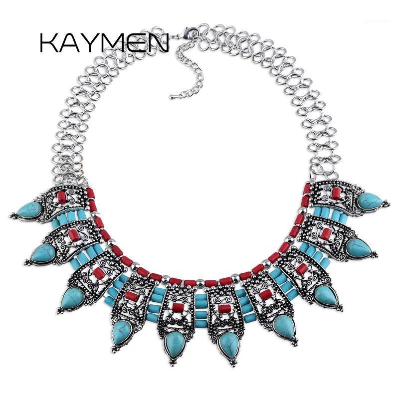 

KAYMEN new arrival 8 shape chains vintage choker necklace for women 2 color statement necklace pendant jewelry off 50%1