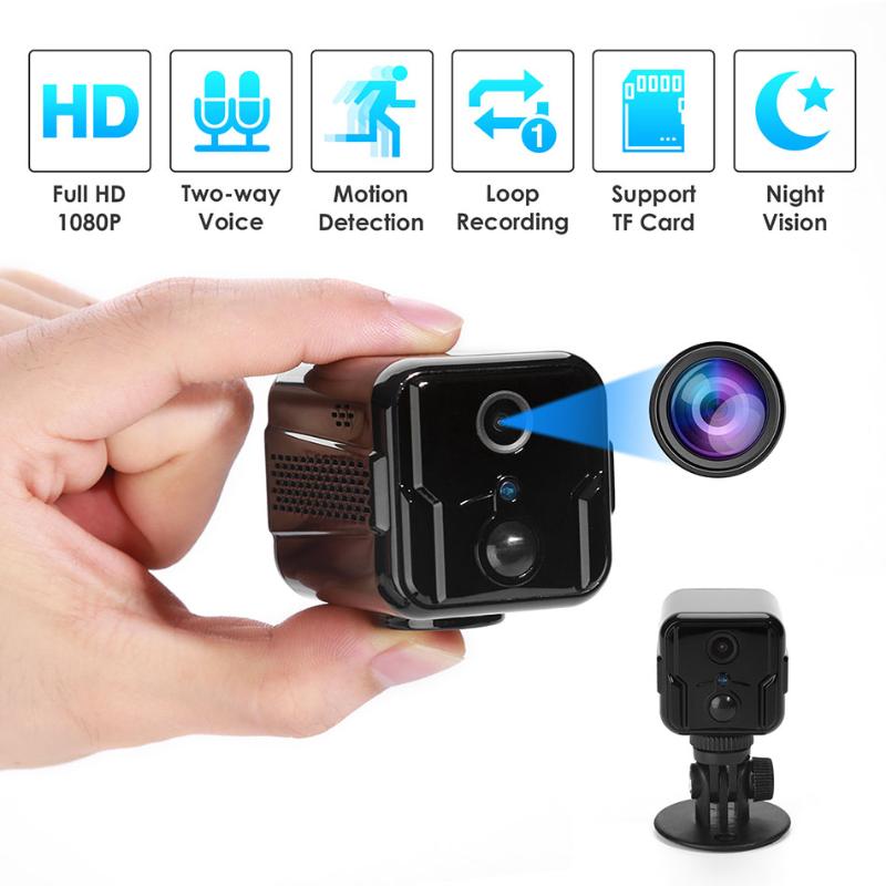 

T9 4G/WiFi Home Security IP Camera 2 Way Audio Loop Recording Wireless Mini Camera Night Vision CCTV WiFi Baby Monitor
