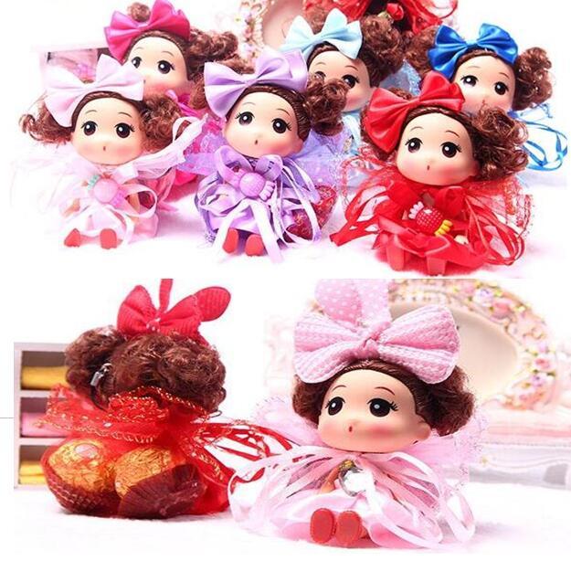 

Lovely doll toy candy box favor box baby birth party baby shower baptism event wedding supplies