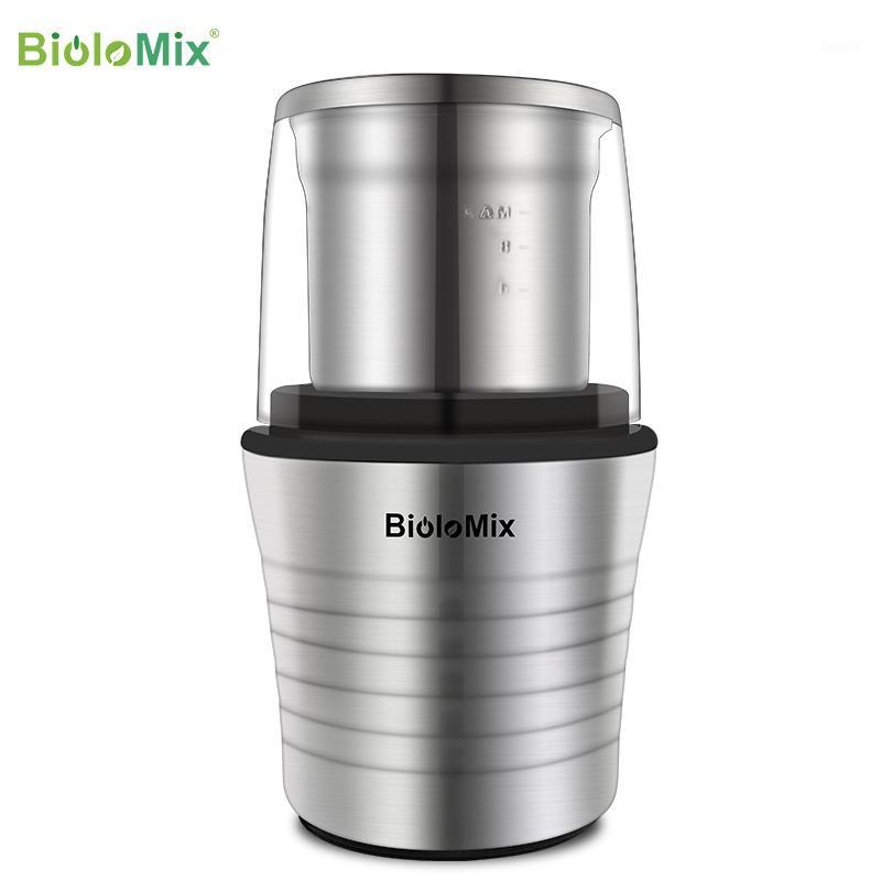 

2 IN 1 Electric Biolomix Coffee Grinder Mill with Stainless Steel Blades for Spices, Herbs, Nuts, Grains, Coffee Bean Grind1