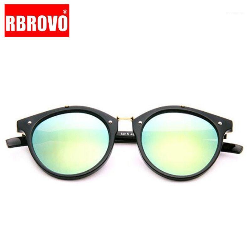 

RBROVO 2020 Vintage Rivets Women Sunglasses Candy Color Luxury UV400 Feminino Classic Outdoor Travel Glasses1