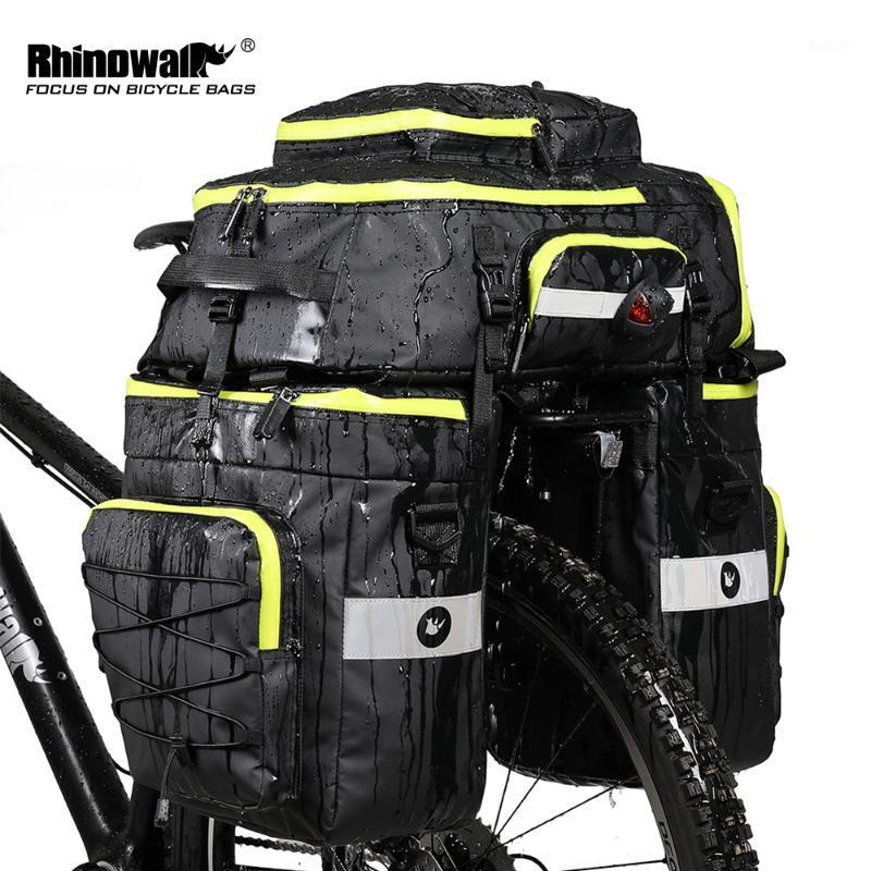 

Rhinowalk Mountain Road Bicycle Bike 3 in 1 Trunk Bags Cycling Double Side Rear Rack Tail Seat Pannier Pack Luggage Carrier1