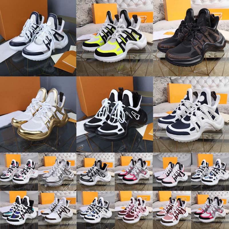 

Archlight Sneaker Luxurys Designers Womens Sneakers Trainers Height Increasing Mens Dad Light Weight Mixed Colors Designer Casual Shoes 52, Black